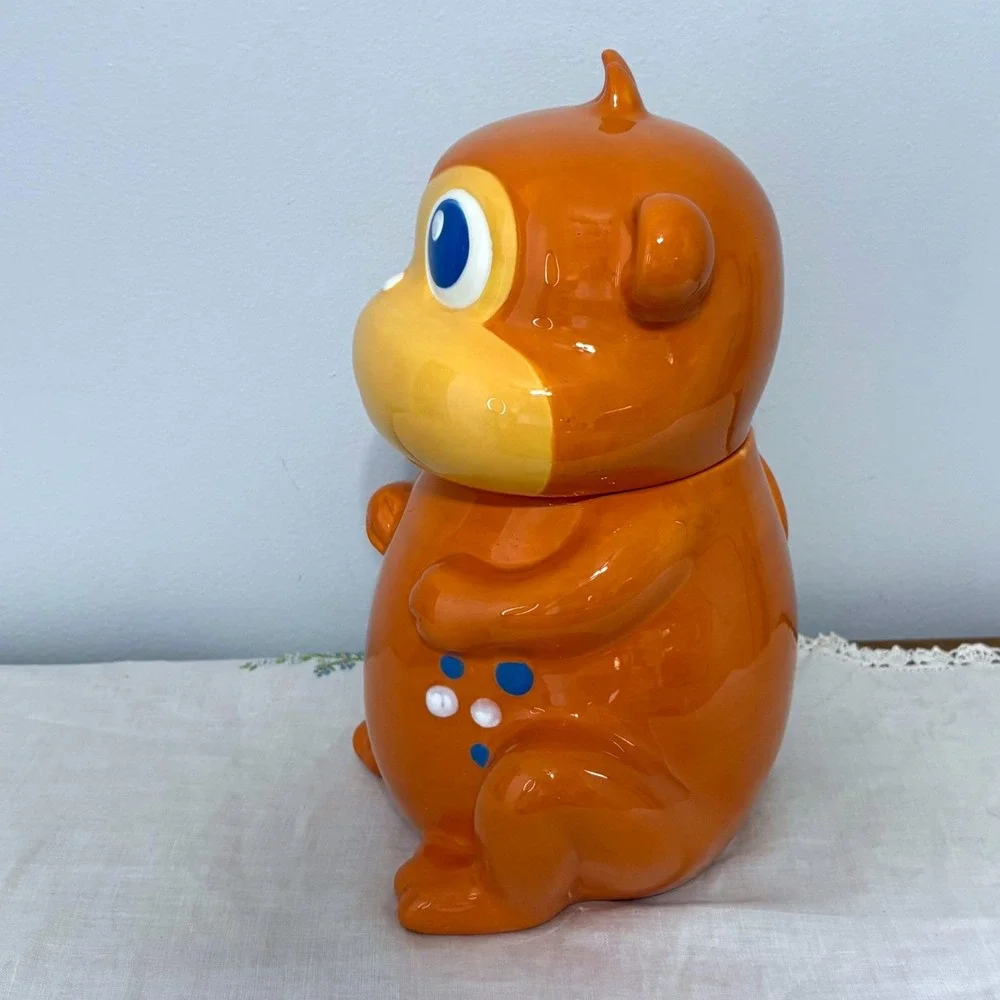 Target Home 2009 Orange Monkey Ceramic Cookie Jar